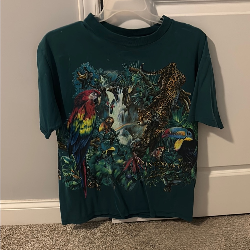 Rainforest Graphic T-Shirt - Green